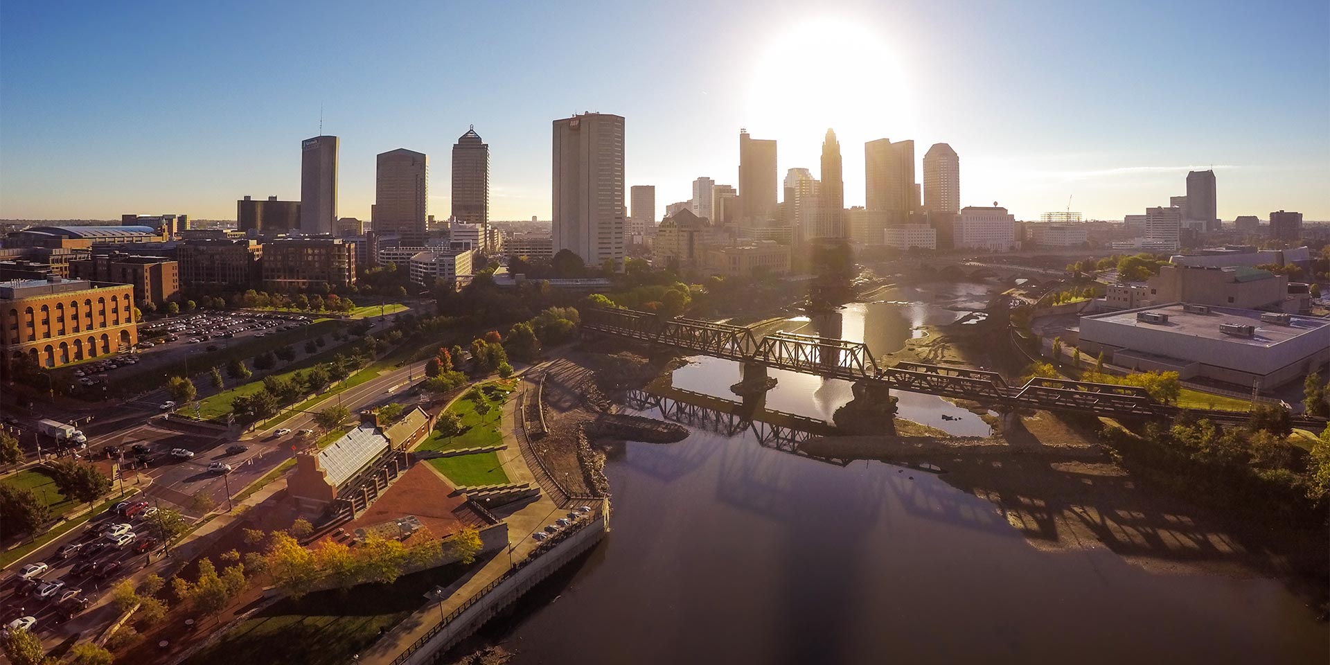 Aerial View of Columbus, Ohio